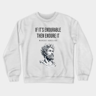 Marcus Aurelius Art Quote Crewneck Sweatshirt